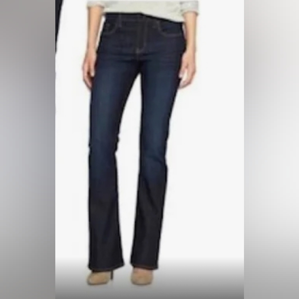 Gap Trouser Flare Mid Rise Denim
